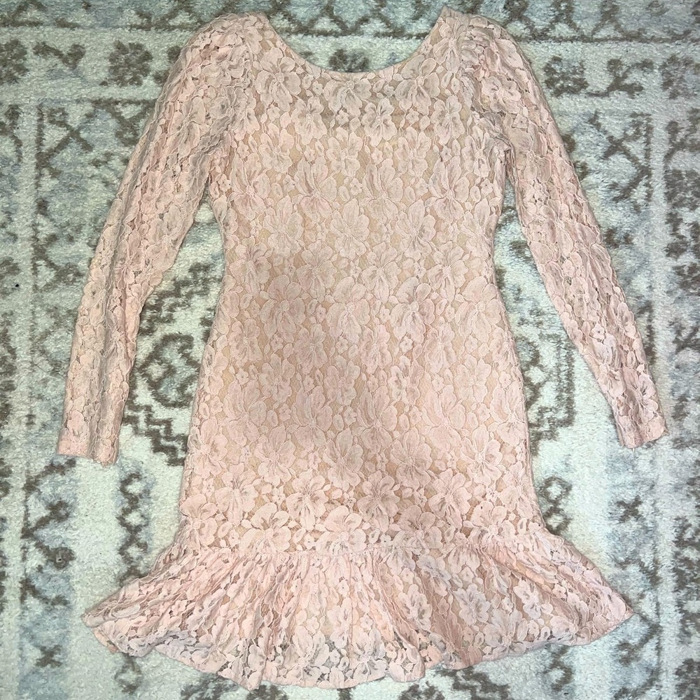 Body con Calvin Klein dress in a dusty pink color